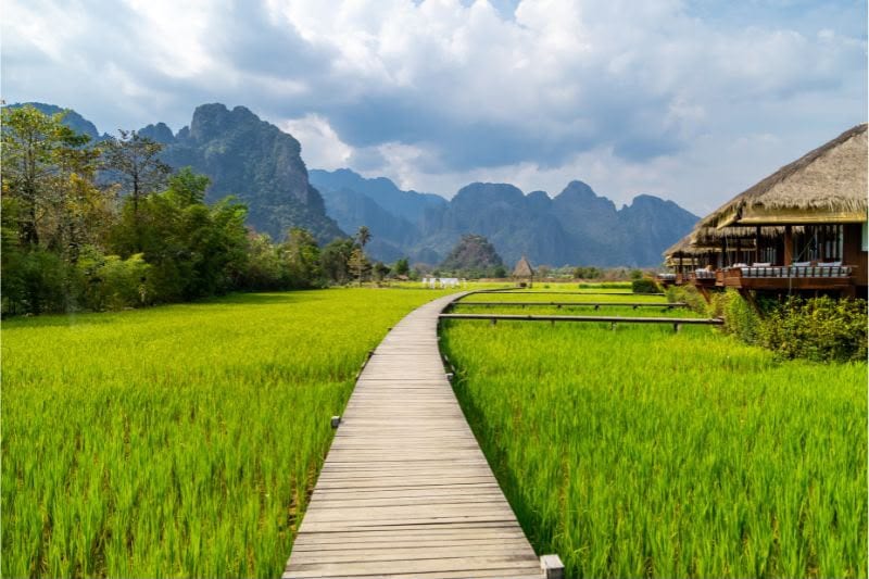 Laos — paisaje representativo